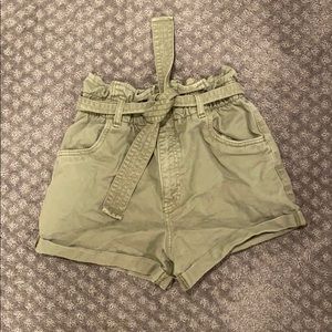 abercrombie baggy tie shorts